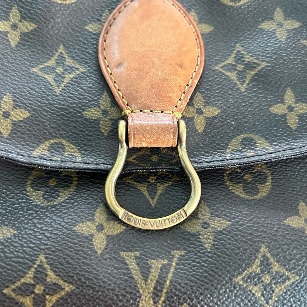 Louis Vuitton Monogram Canvas Crossbody with Tan Trim - Picture 2 of 10
